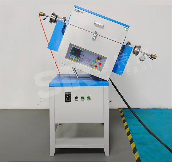  1200度小型粉体物料烧结回转炉：回转实验炉